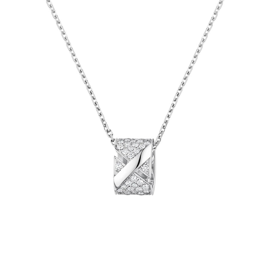 [Shinejoy] COLLIER PAVÉ DE DIAMANTS LIENS EVIDENCE
