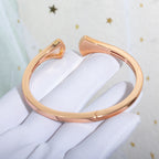 [Shinejoy]DREAM BRACELET OPEN PINK GOLD MOP DIAMOND