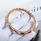 [Shinejoy]SERPENTI BRACELET PINK GOLD RUBELLITE
