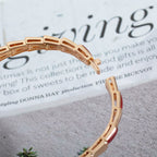 [Shinejoy]SERPENTI BRACELET PINK GOLD RUBELLITE