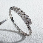 [Shinejoy]SERPENTI BRACELET 6MM SILVER DIAMOND