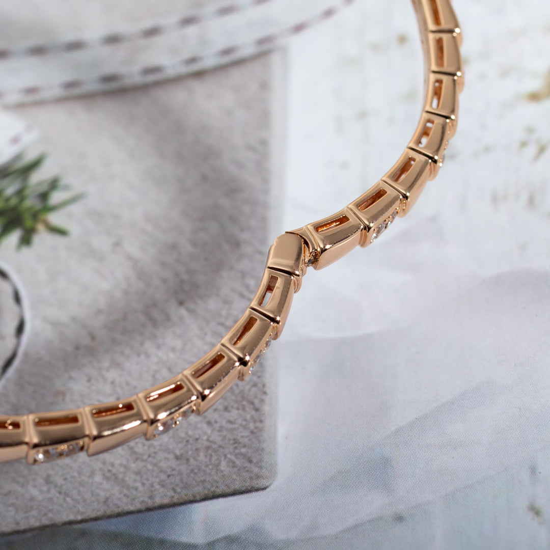 [Shinejoy]SERPENTI SMALL BRACELET PINK GOLD DIAMOND