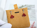 [Shinejoy]DREAM Carnelian PINK GOLD EARRINGS