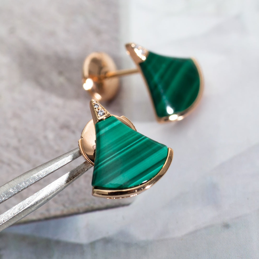 [Shinejoy]DIVAS DREAM EARRINGS PINK GOLD