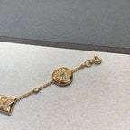 [Shinejoy]STAR AND SUN 4 MOTIFS GOLD DIAMONDS BRACELET
