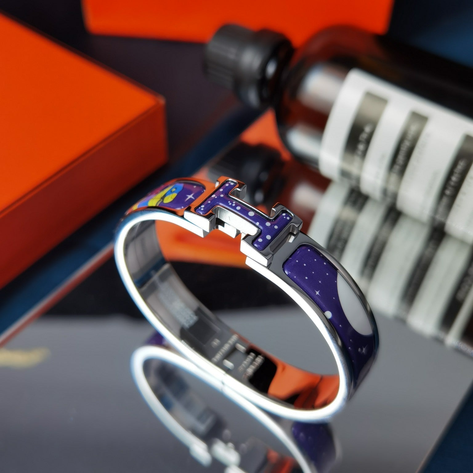 [Shinejoy]H STAR AND MOON BRACELET 12MM