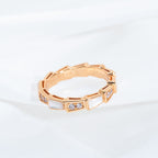 [Shinejoy]SERPENTI RING PINK GOLD DIAMOND MOP 3MM