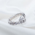 [Shinejoy]SERPENTI RING SILVER DIAMOND PAVED 4MM