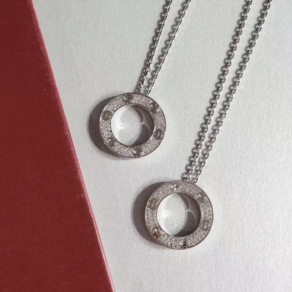 [Shinejoy] COLLIER LOVE AJUSTABLE ARGENT