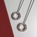 [Shinejoy] COLLIER LOVE AJUSTABLE ARGENT