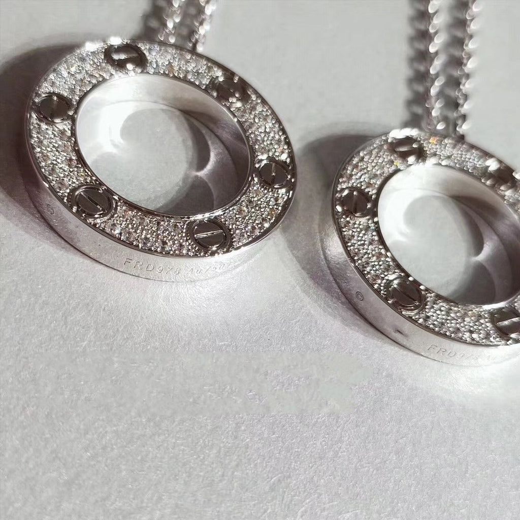[Shinejoy] COLLIER LOVE AJUSTABLE ARGENT
