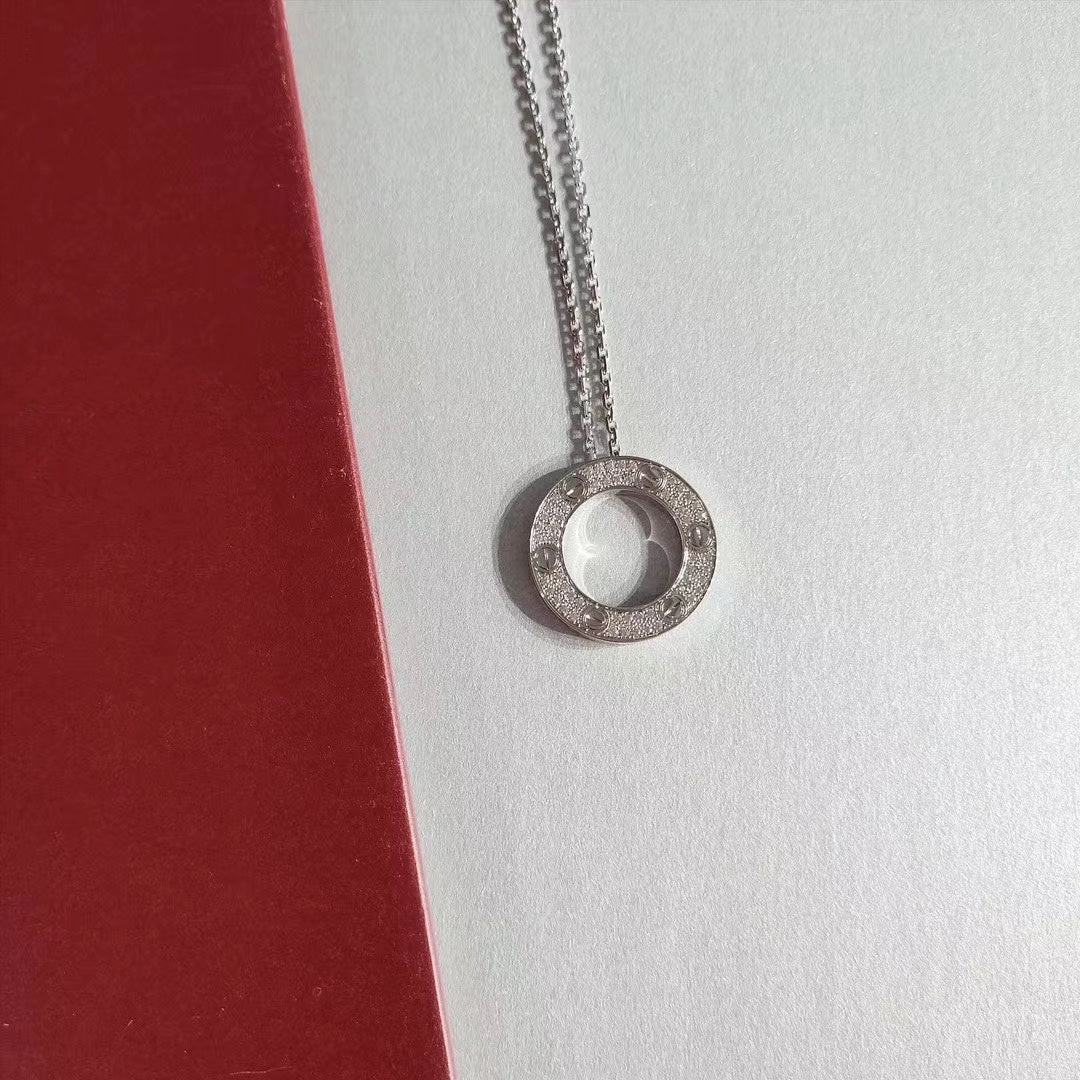 [Shinejoy] COLLIER LOVE AJUSTABLE ARGENT