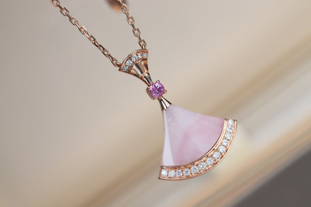 [Shinejoy] COLLIER DE RÊVE ROSE MOP DIAMANT
