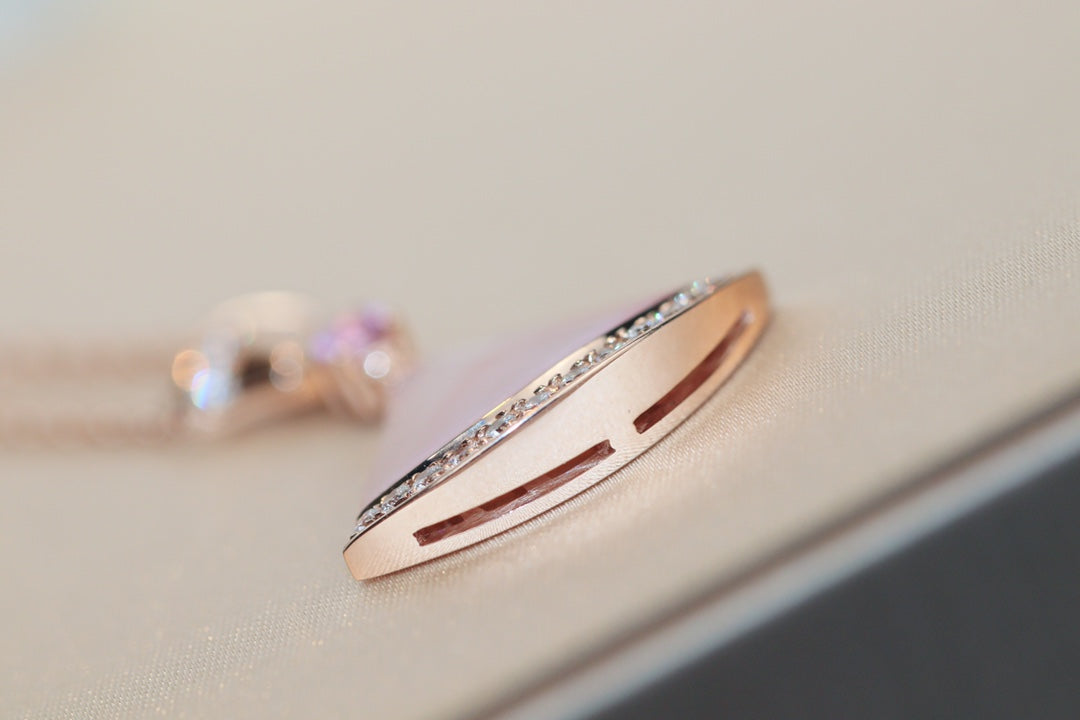 [Shinejoy] COLLIER DE RÊVE ROSE MOP DIAMANT