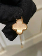 [Shinejoy] COLLIER CLOVER 15MM DIAMANT RHODONITE