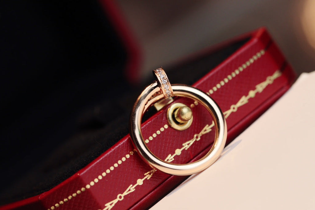 [Shinejoy]JUSTE RING 2.65MM PINK GOLD DIAMOND