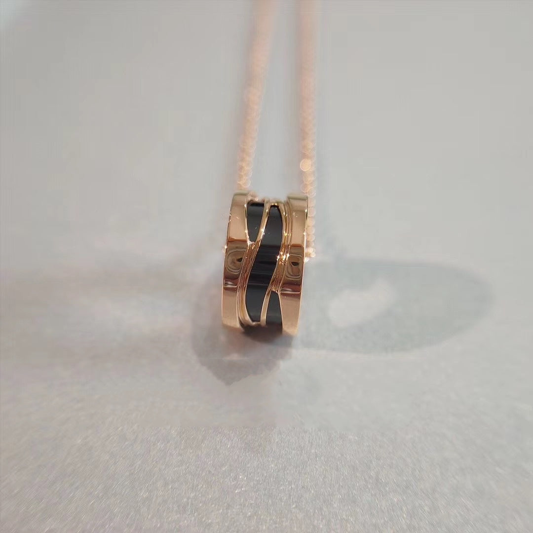 [Shinejoy]ZERO 1 NECKLACE PINK GOLD