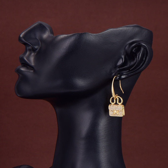 [Shinejoy] BOUCLES D'OREILLES KELLY DIAMANT