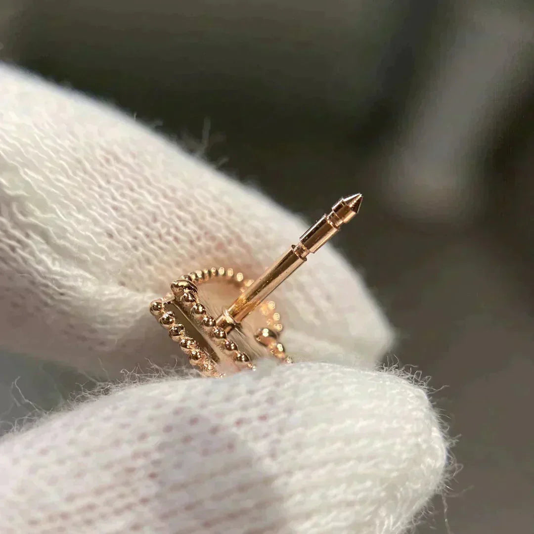 [Shinejoy]Boucles d'oreilles clous en cornaline en forme de cœur