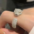 [Shinejoy]PANTHERE 5.5MM ALL DIAMOND RING