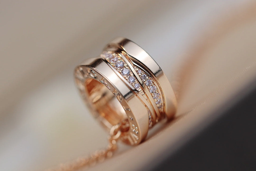 [Shinejoy] COLLIER ZERO 1 ROSE OR DIAMANT