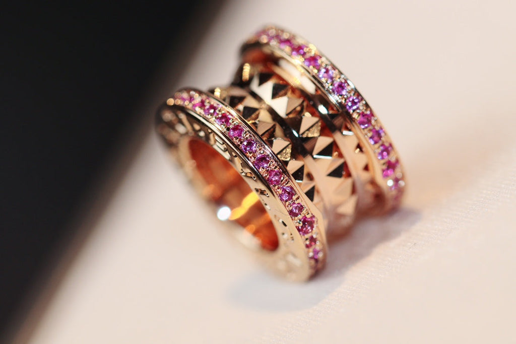 [Shinejoy] COLLIER ZERO 1 ROCK ROSE OR ROSE DIAMANT