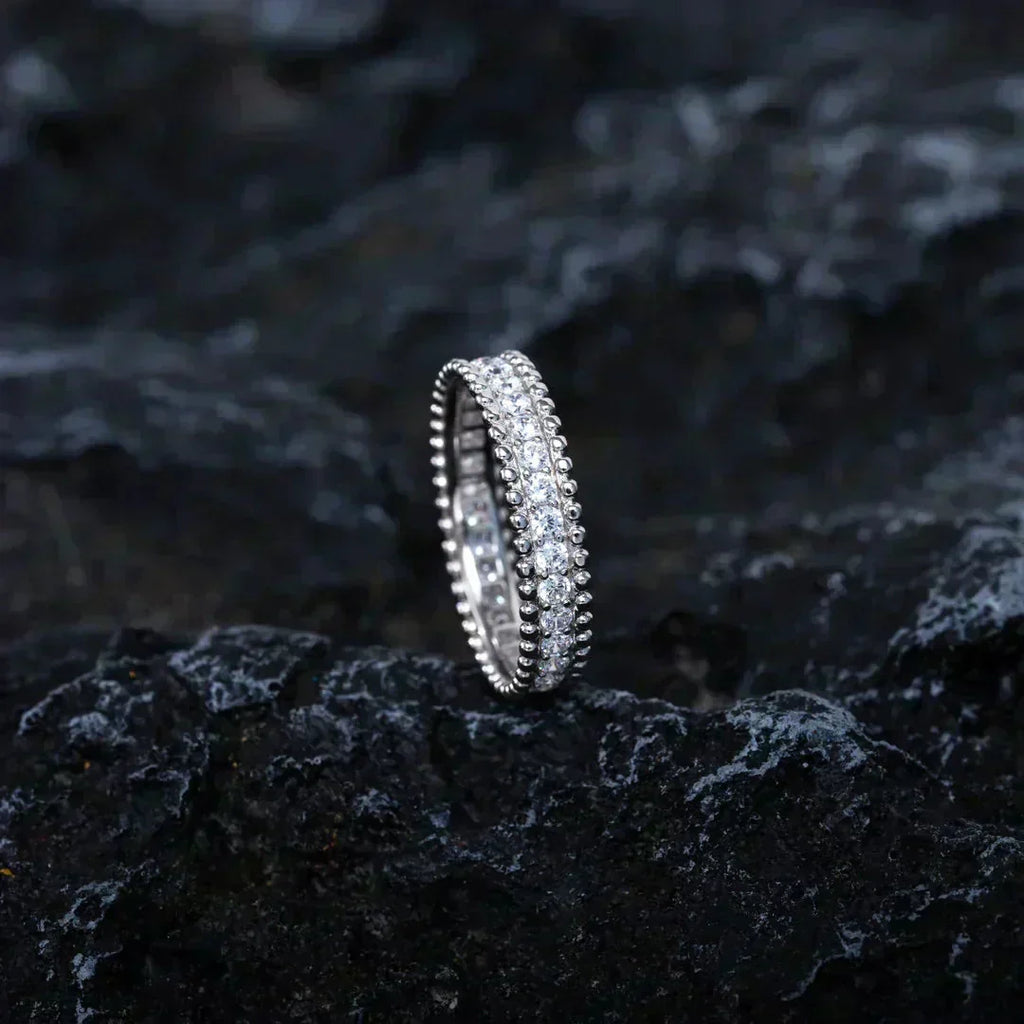 [Shinejoy]PERLEE DIAMOND SILVER RING