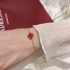 [Shinejoy] BRACELET PÉDIT SOLEIL EN CORNALINE