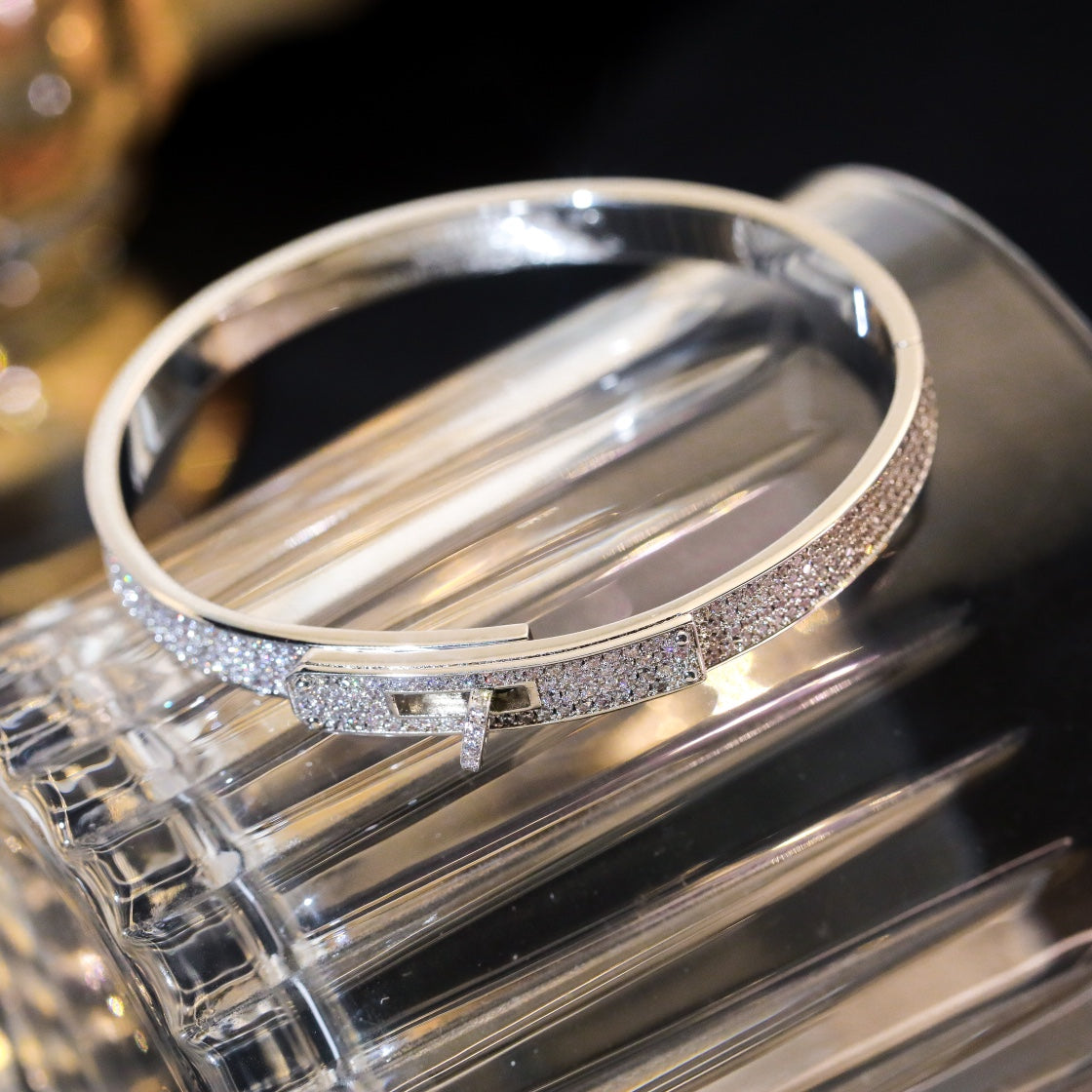 [Shinejoy]KELLY BRACELET DIAMOND PAVED