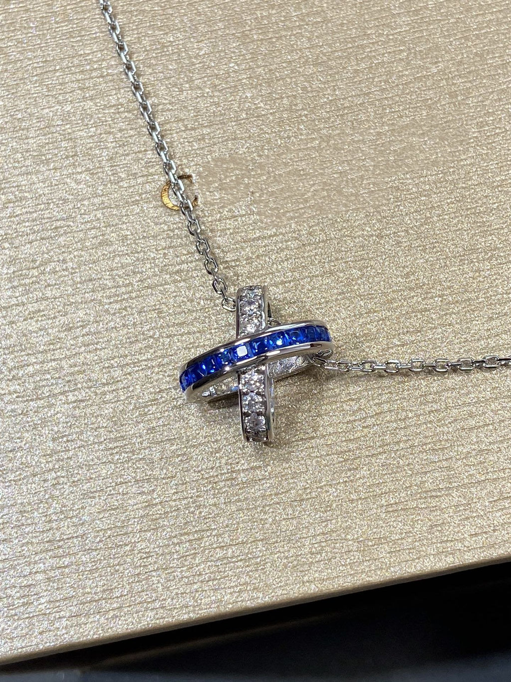 [Shinejoy] COLLIER EN ARGENT ET DIAMANTS LIENS