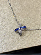[Shinejoy] COLLIER EN ARGENT ET DIAMANTS LIENS