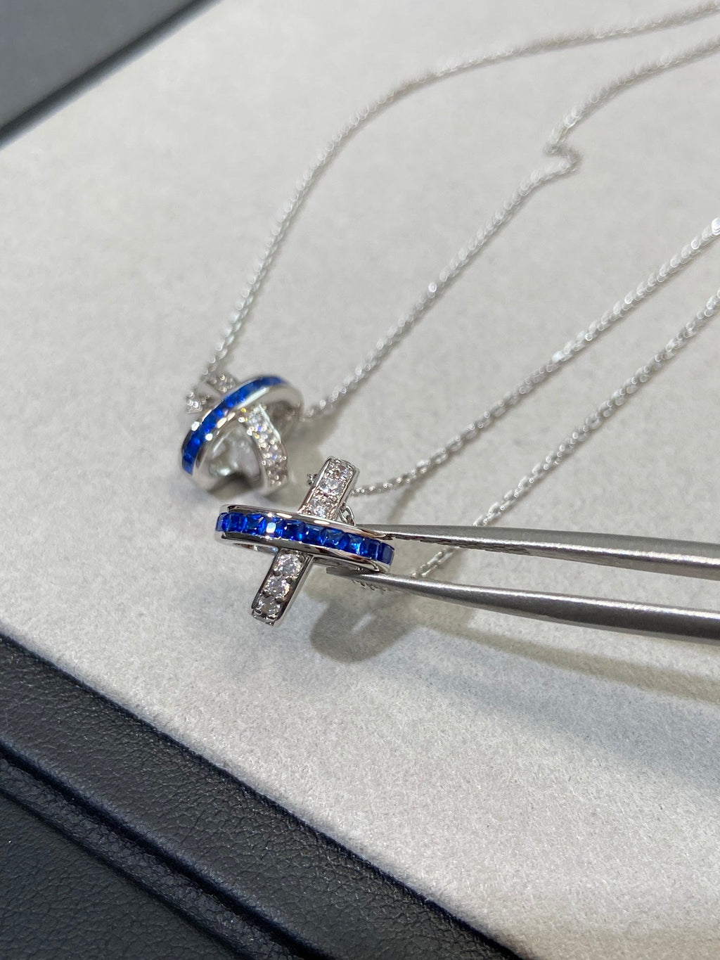 [Shinejoy] COLLIER EN ARGENT ET DIAMANTS LIENS