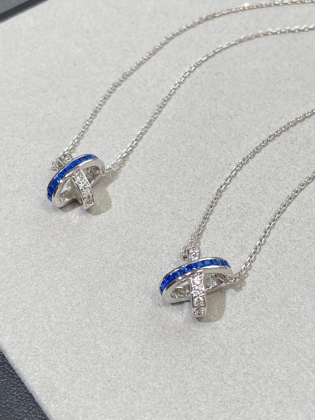 [Shinejoy] COLLIER EN ARGENT ET DIAMANTS LIENS