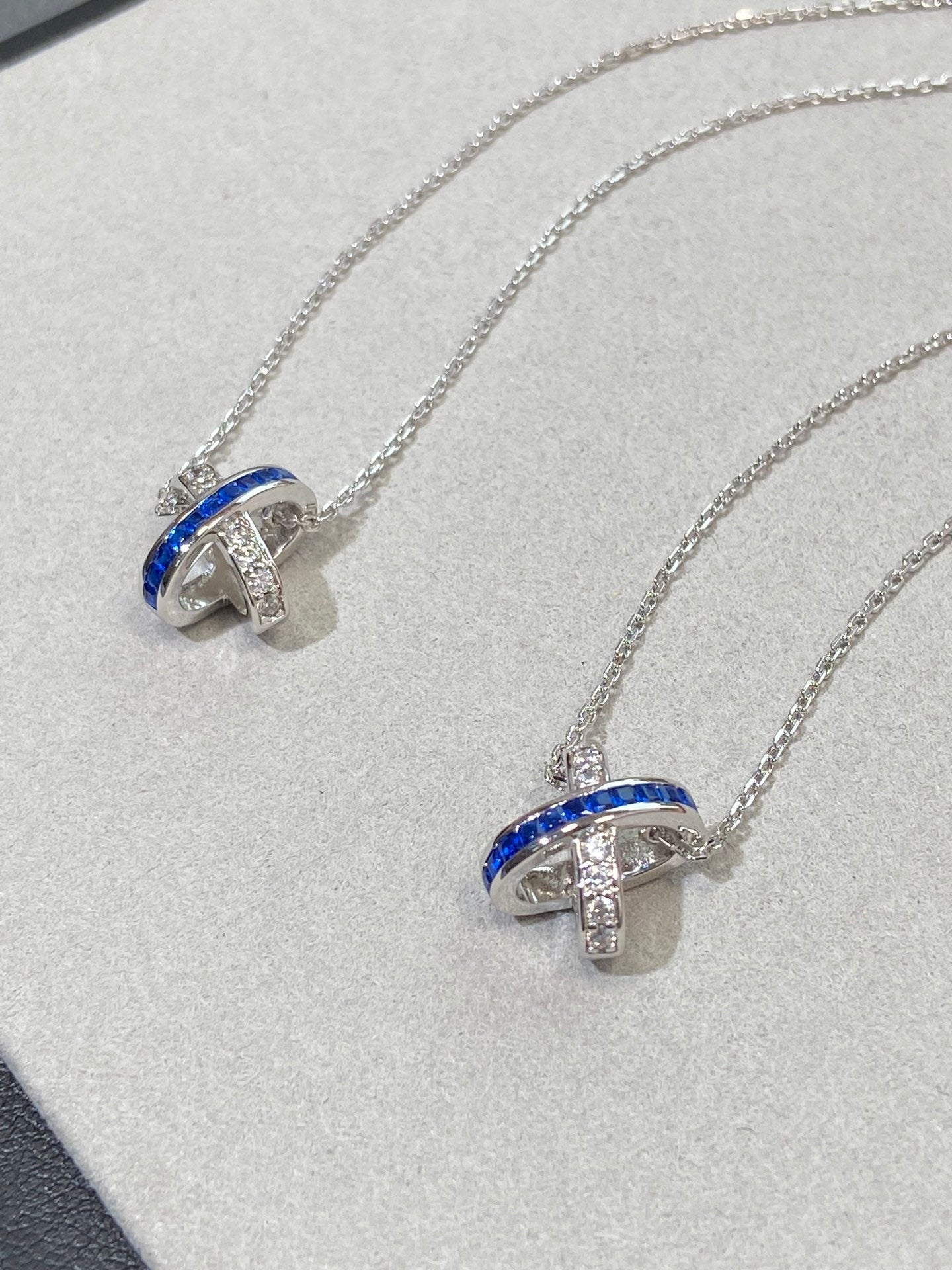 [Shinejoy] COLLIER EN ARGENT ET DIAMANTS LIENS