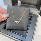 [Shinejoy]FORCE 10 DIAMOND PINK GOLD NECKLACE MINI MODEL
