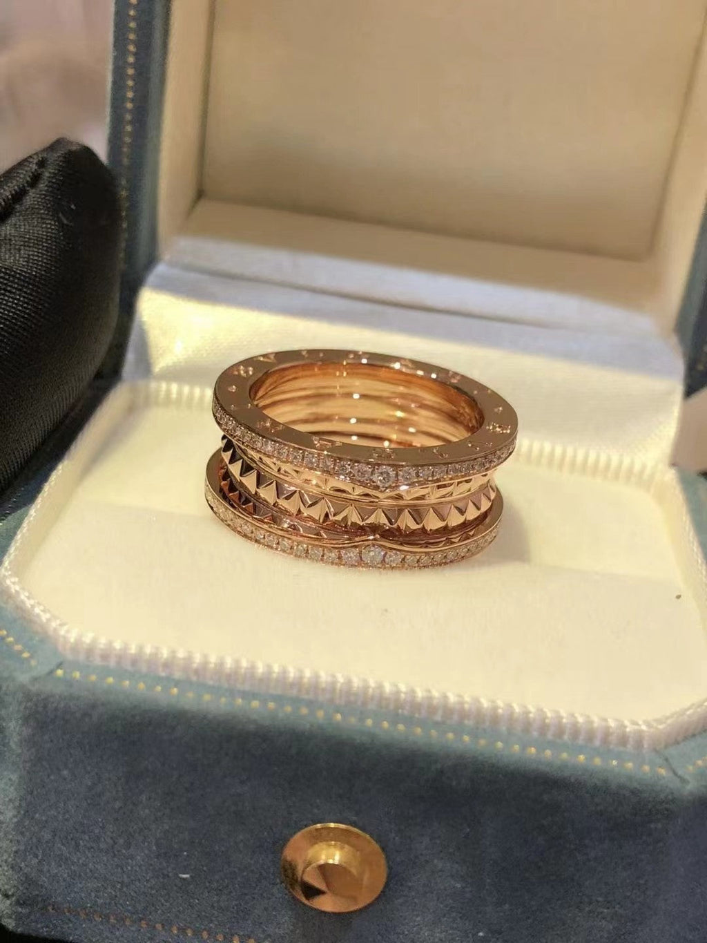 [Shinejoy]ZERO 1 ROCK DIAMOND PINK GOLD