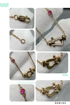 [Shinejoy]FORCE 10 DIAMOND PINK GOLD NECKLACE