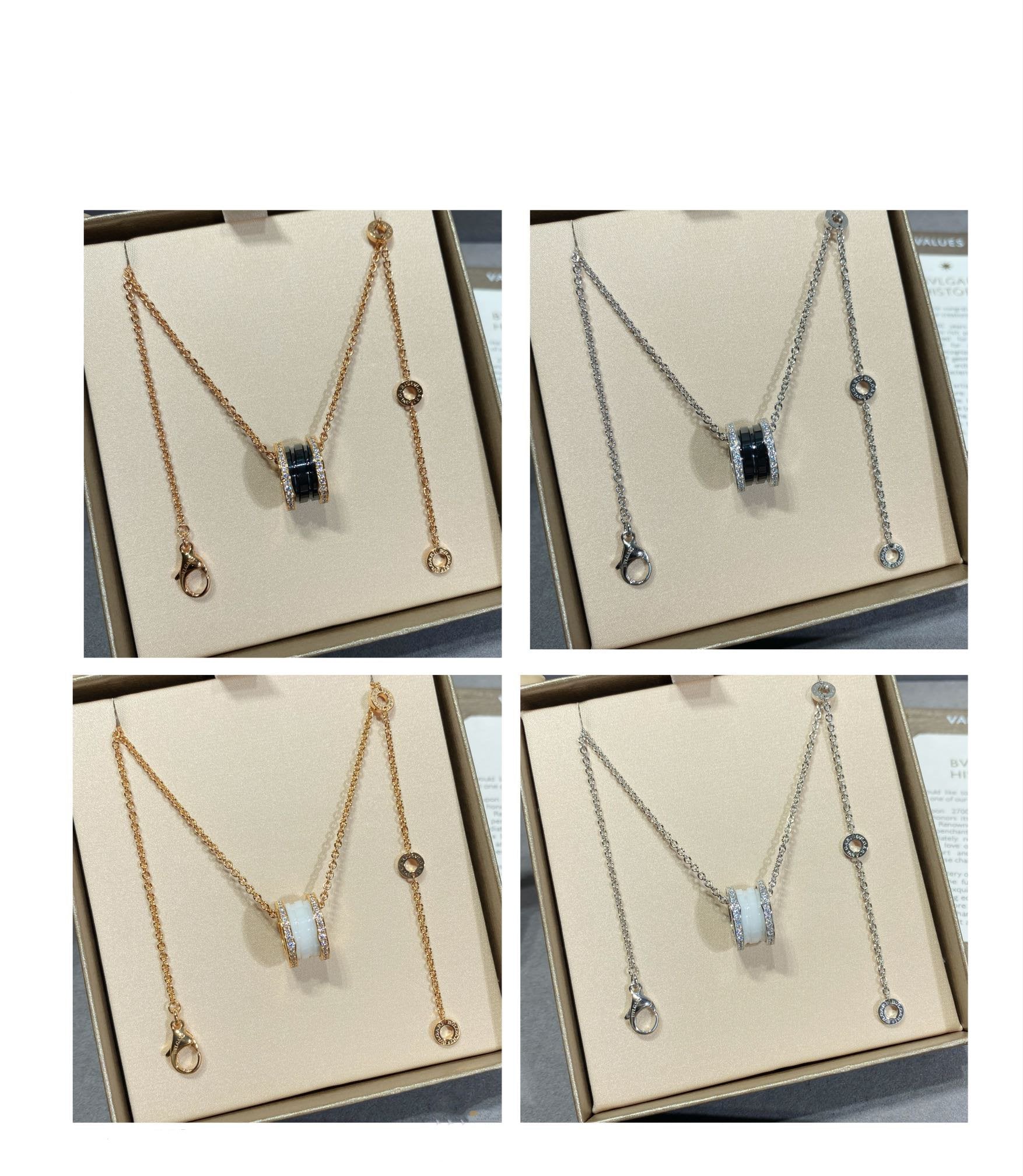 [Shinejoy]ZERO 1 DIAMOND CERAMIC NECKLACE