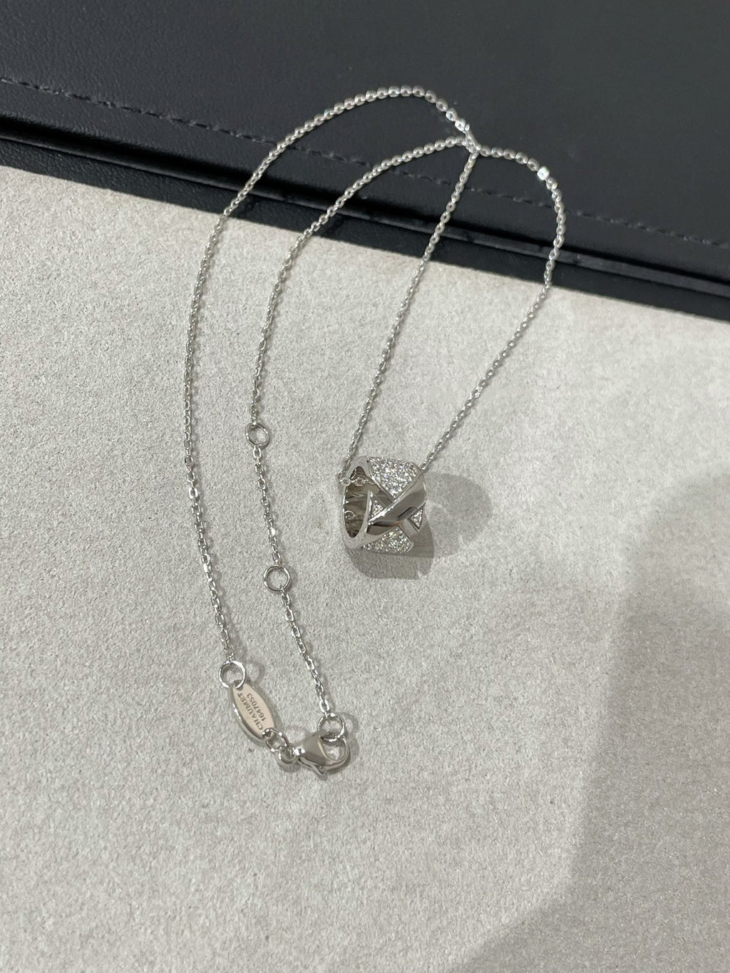 [Shinejoy] COLLIER PAVÉ DE DIAMANTS LIENS EVIDENCE