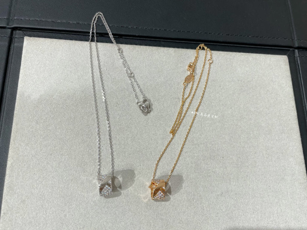 [Shinejoy] COLLIER PAVÉ DE DIAMANTS LIENS EVIDENCE