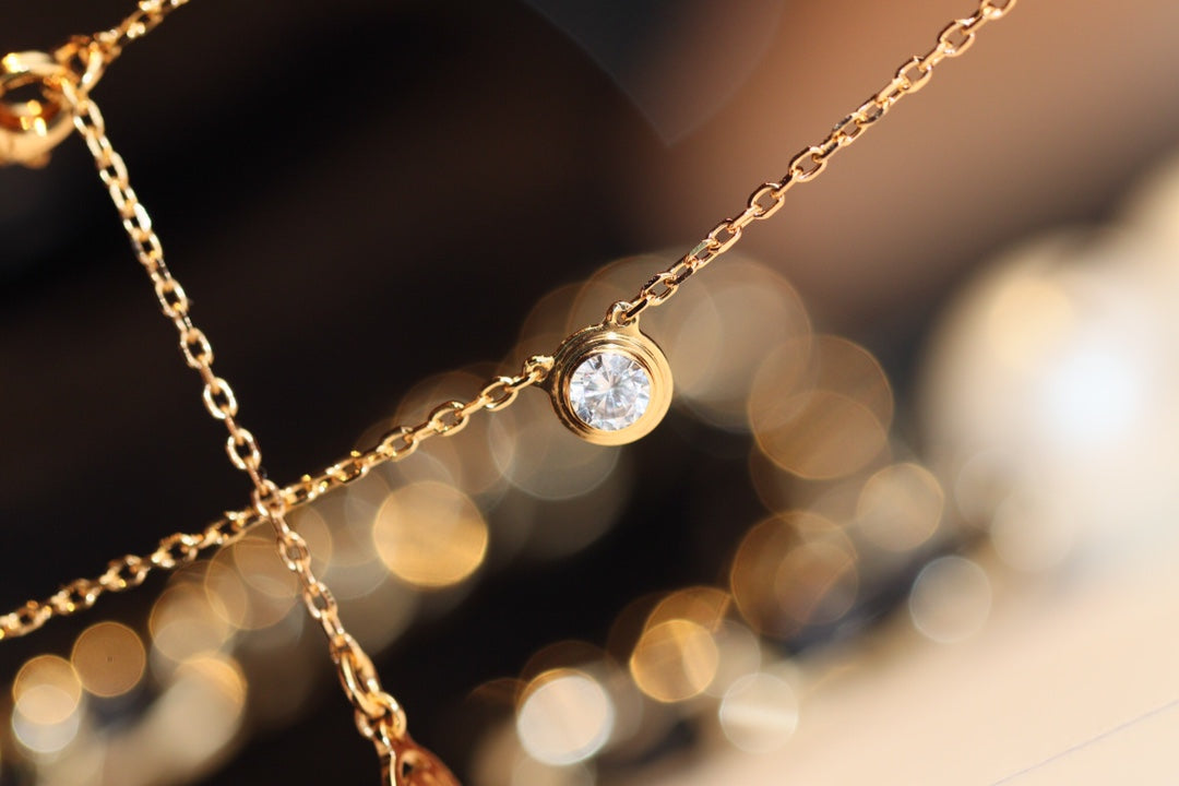 [Shinejoy] COLLIER EN DIAMANTS DAMOUR