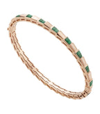 [Shinejoy]SERPENTI BRACELET PINK GOLD MALACHITE