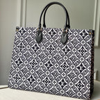 LV DEPUIS 1854 ONTHEGO GM TEXTILE GRIS