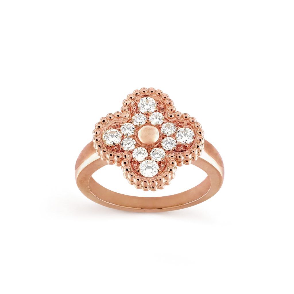 [Shinejoy]CLOVER DIAMOND RING