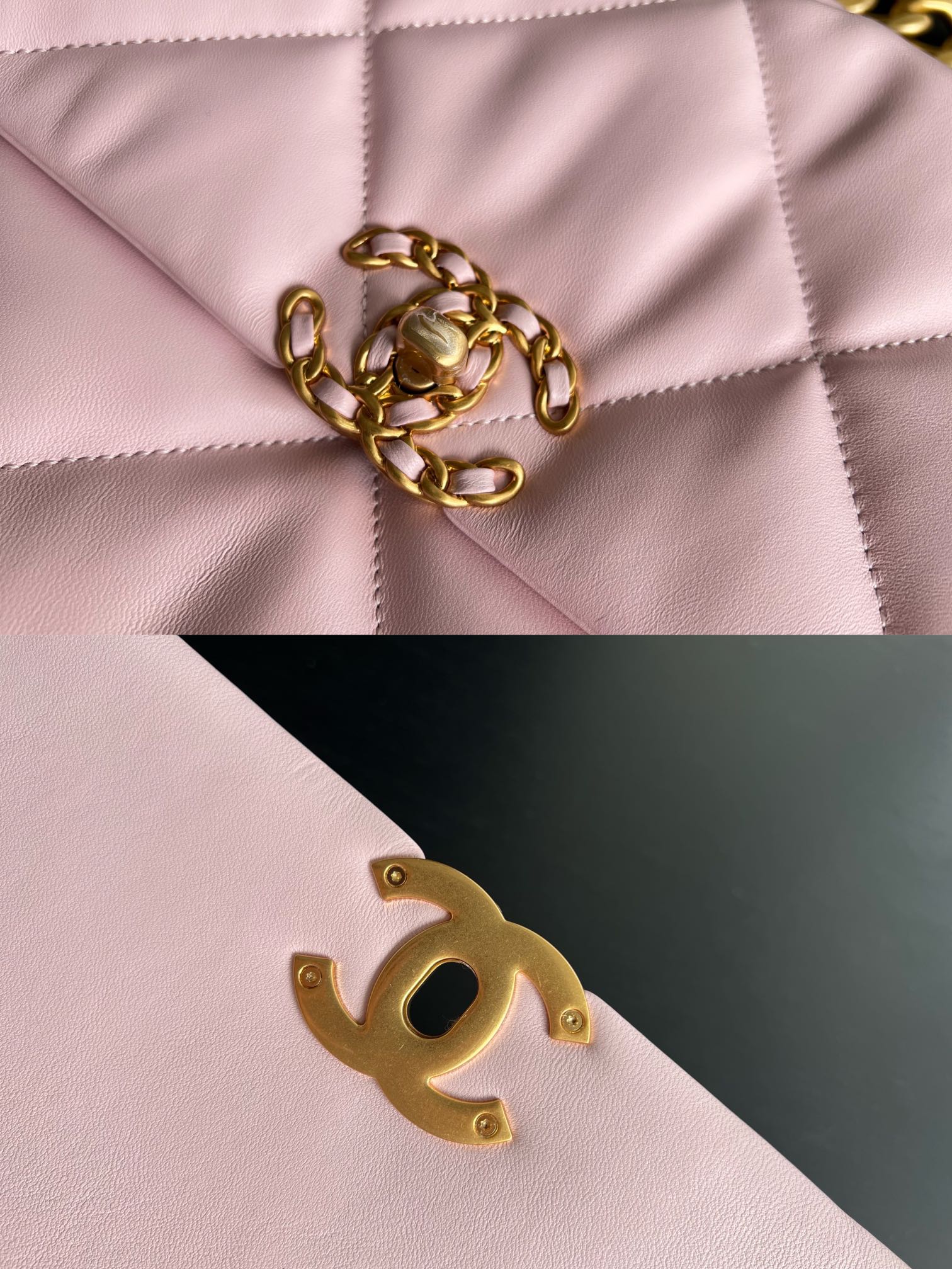 19 SAC À RABAT 30 PEAU DE CHÈVRE ROSE 