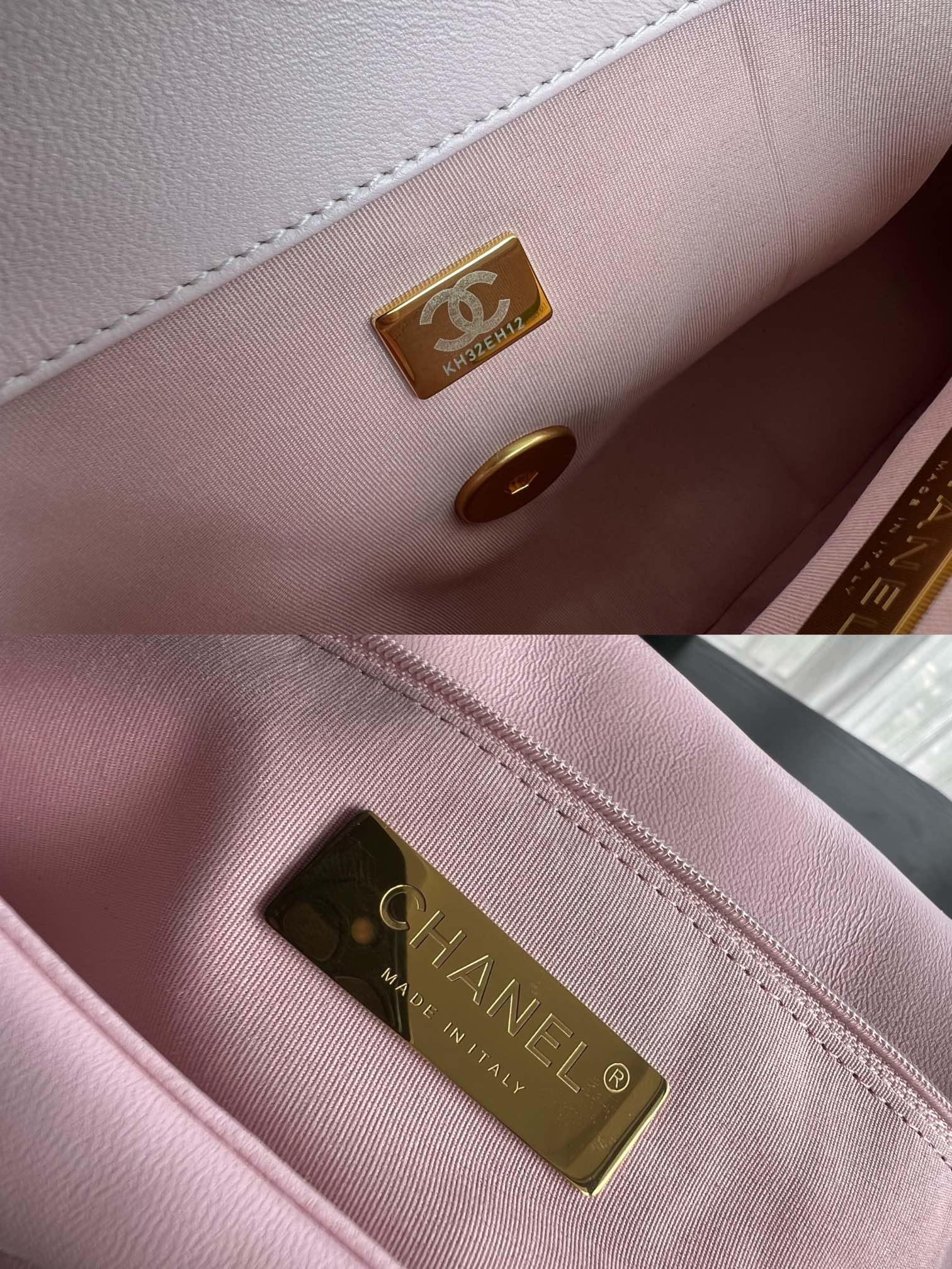 19 SAC À RABAT 30 PEAU DE CHÈVRE ROSE 