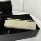 ケイト 20 スモール カーフスキン ホワイト ゴールドロゴ