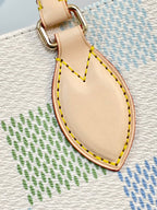 ONTHEGO 35 EN TOILE GÉANTE DAMIER PISTACHE