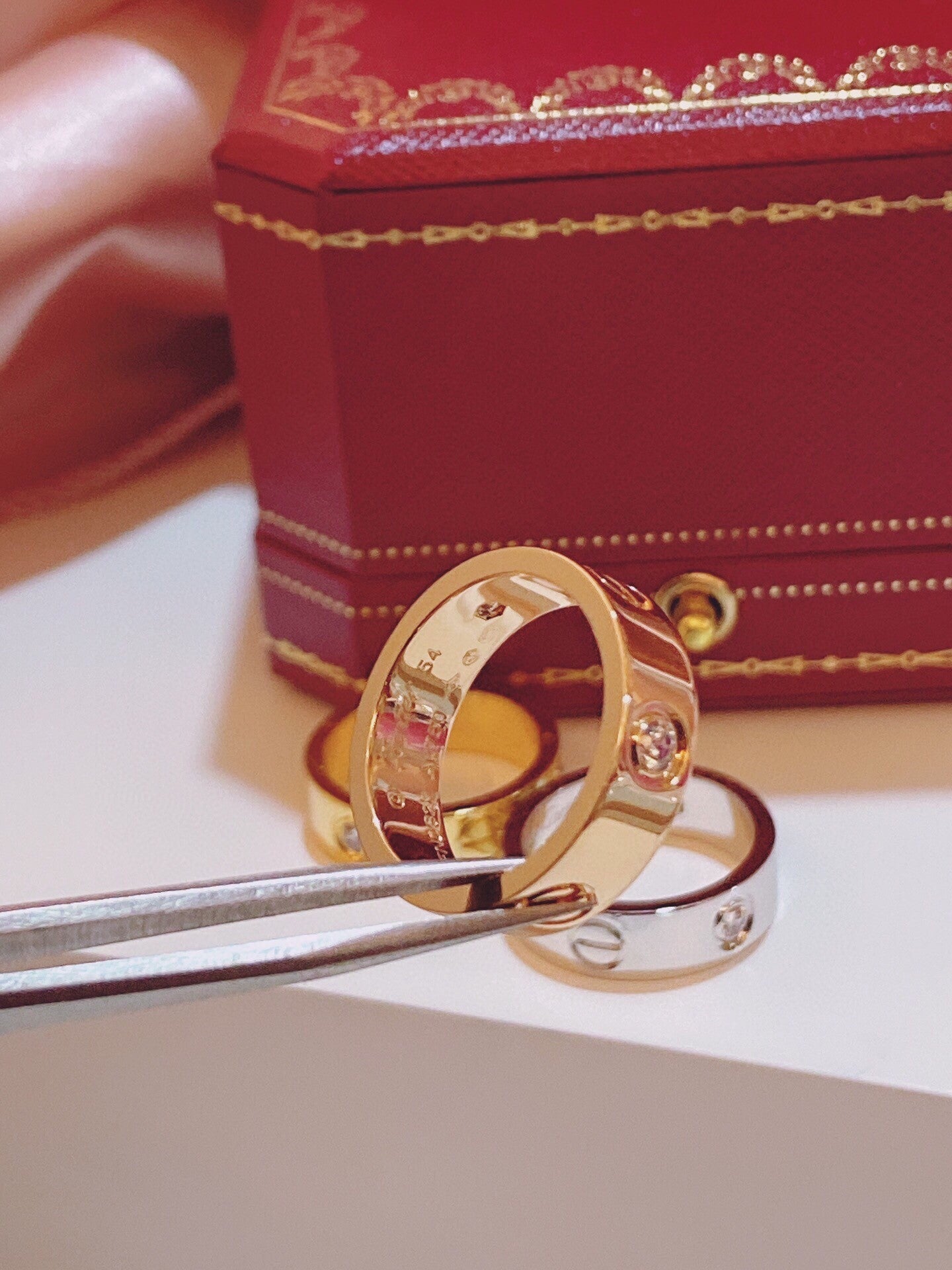 [Shinejoy]Three-Diamond Ring