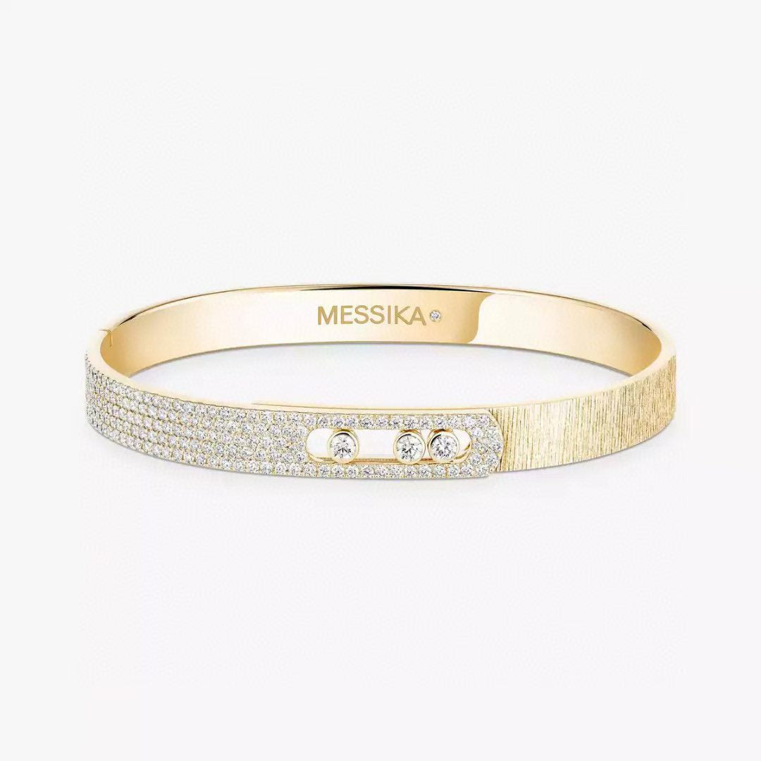 [Shinejoy]2026 BRAND-NEW FROSTED BRACELET WITH DIAMONDS THREE COLORS